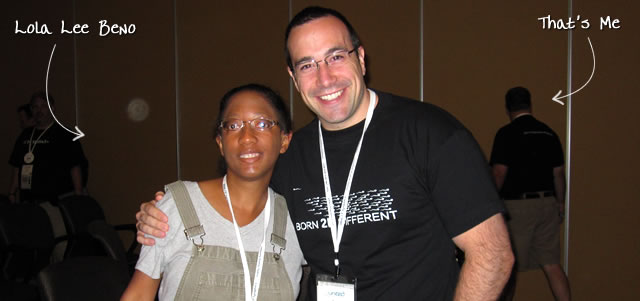 Ben Nadel at CFUNITED 2010 (Landsdown, VA) with: Lola Lee Beno
