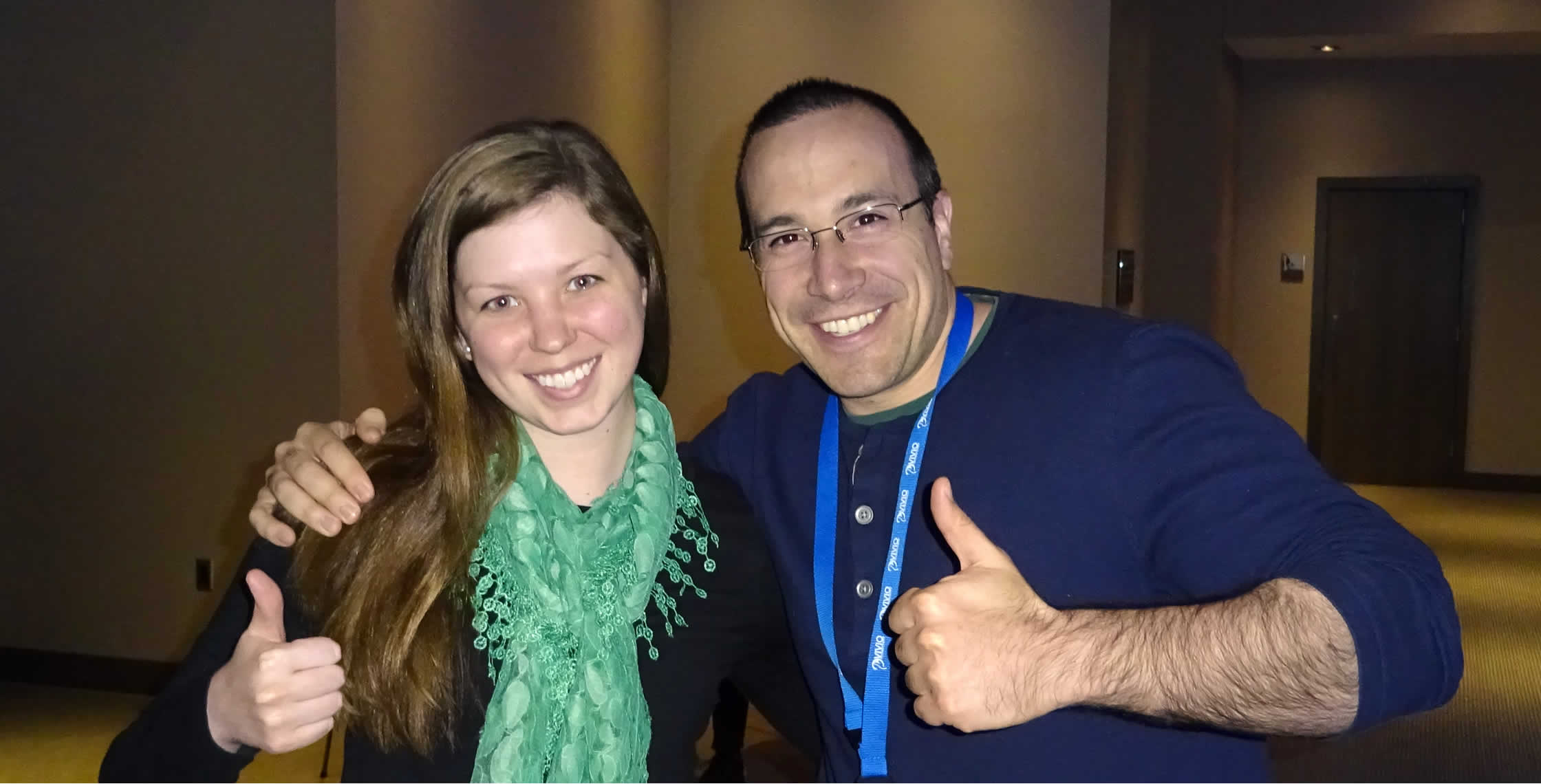 Ben Nadel at cf.Objective() 2014 (Bloomington, MN) with: Madeline Johnsen
