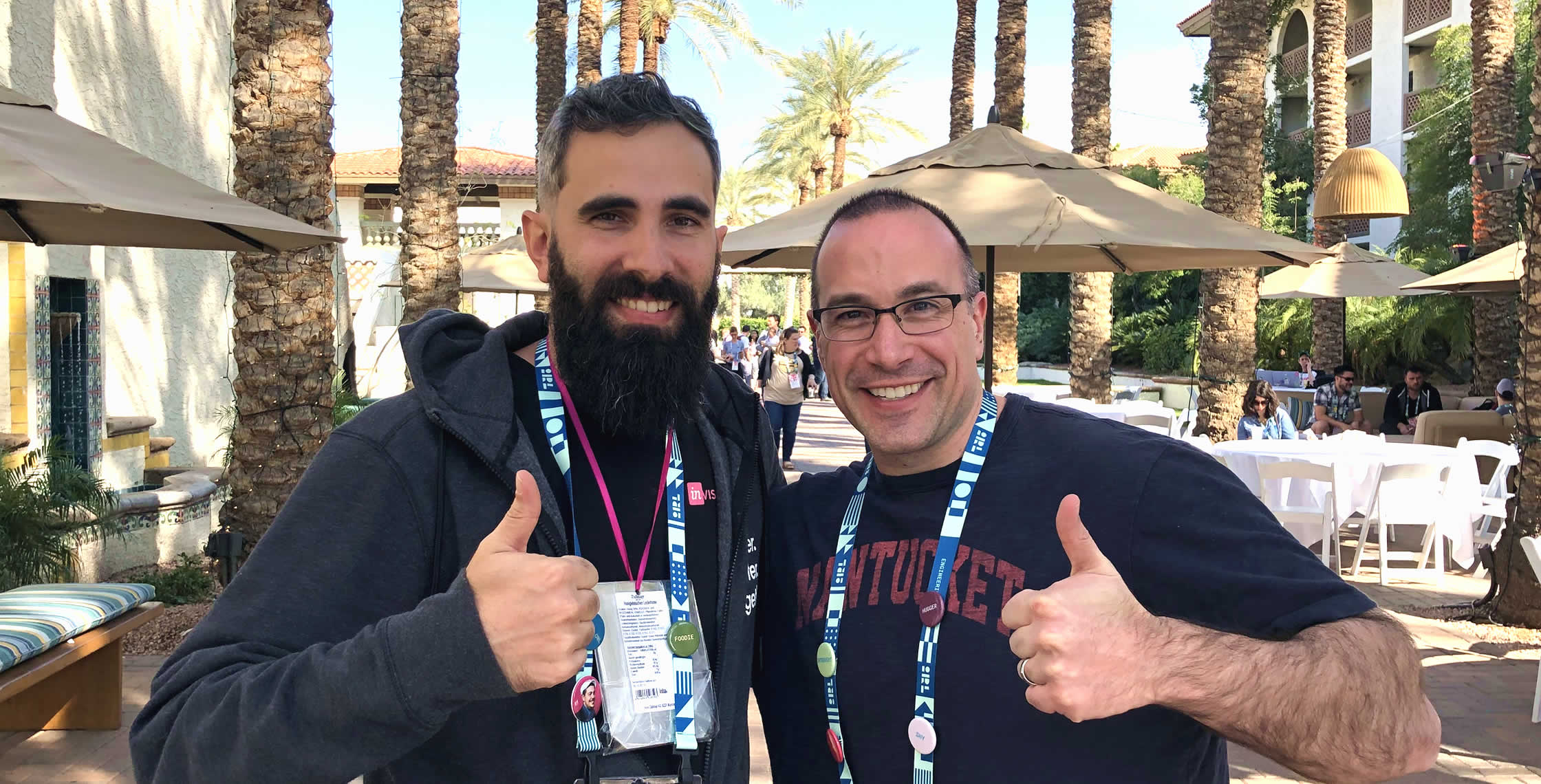 Ben Nadel at InVision In Real Life (IRL) 2019 (Phoenix, AZ) with: Matt Borgato