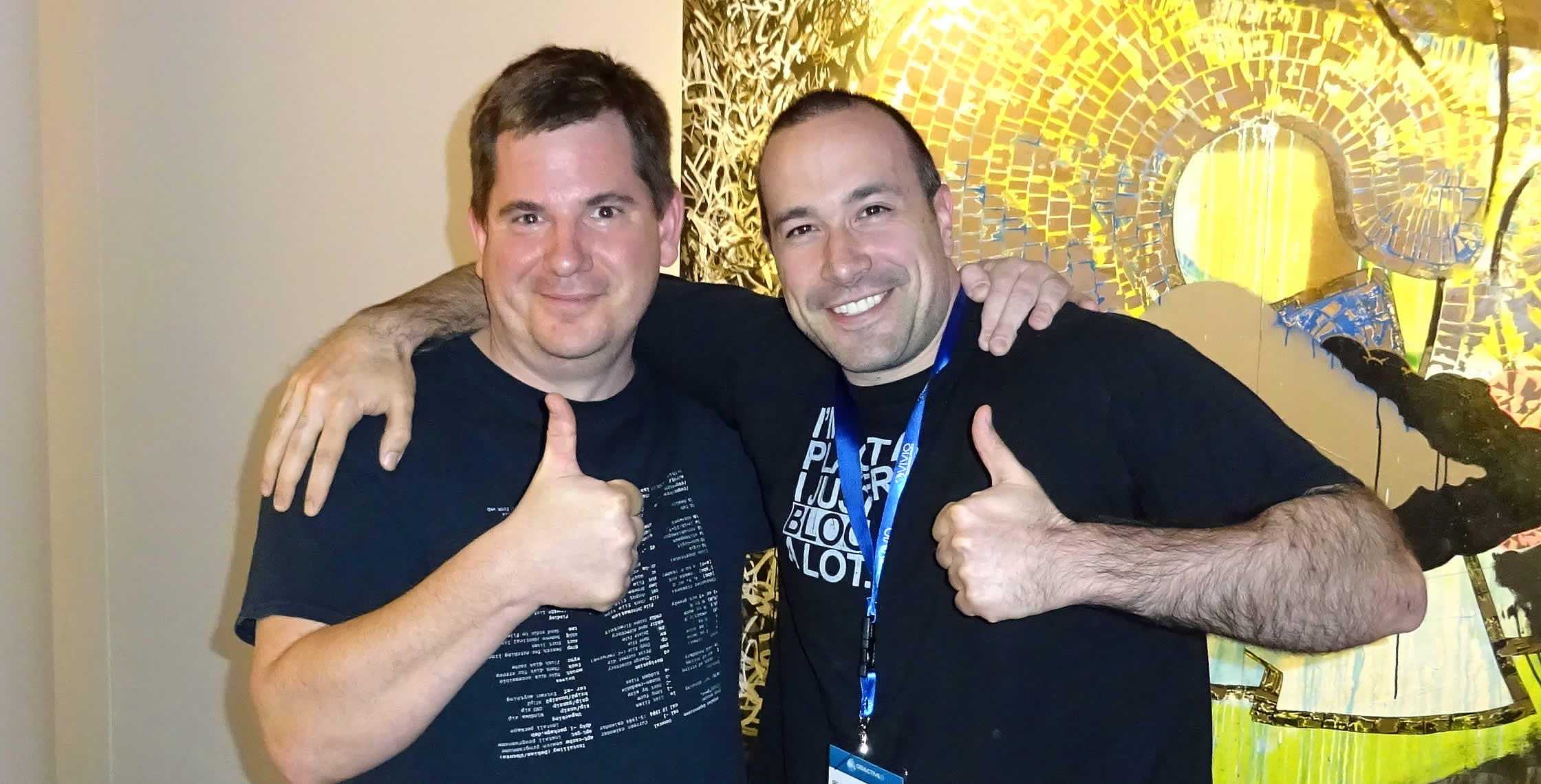 Ben Nadel at dev.Objective() 2015 (Bloomington, MN) with: Matt Osbun