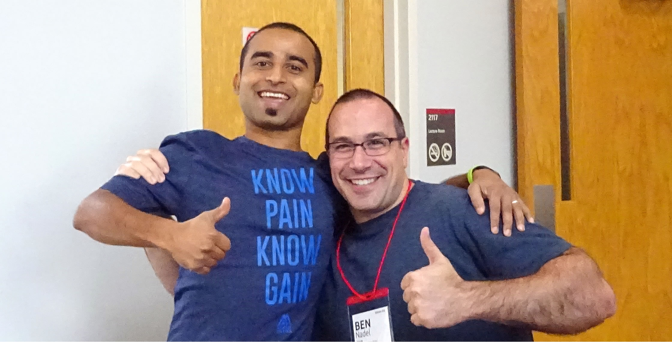 Ben Nadel at NCDevCon 2016 (Raleigh, NC) with: MD Khan