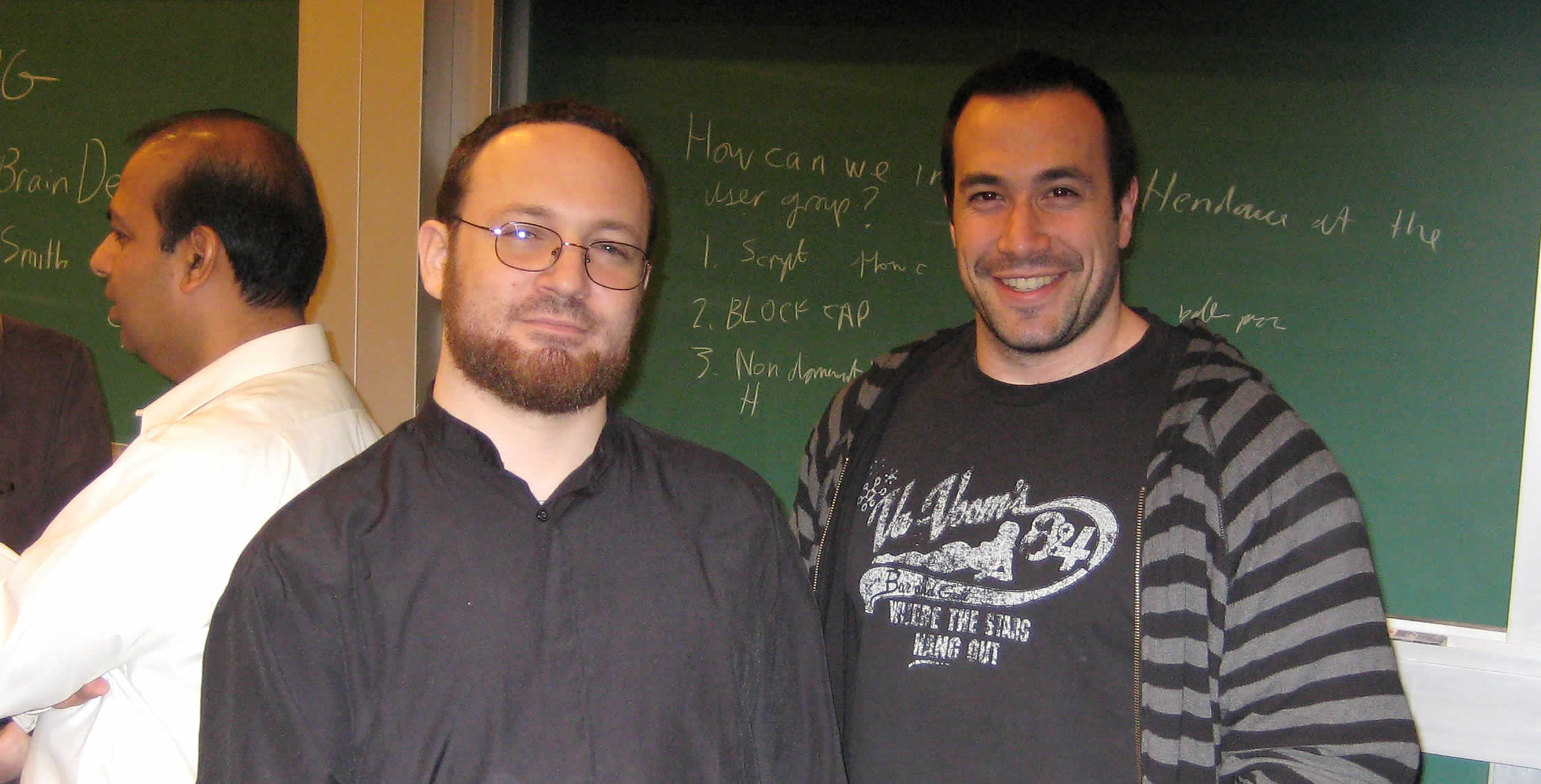 Ben Nadel at the New York ColdFusion User Group (May. 2008) with: Michael Dinowitz