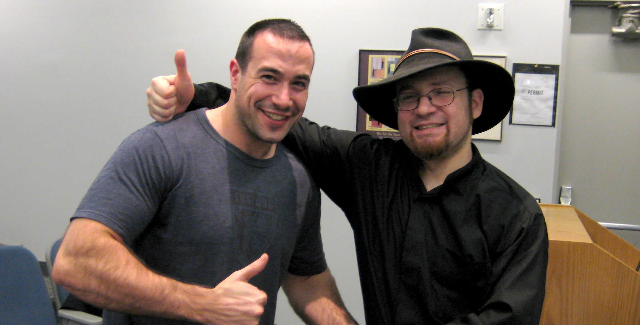 Ben Nadel at the New York ColdFusion User Group (Dec. 2008) with: Michael Dinowitz