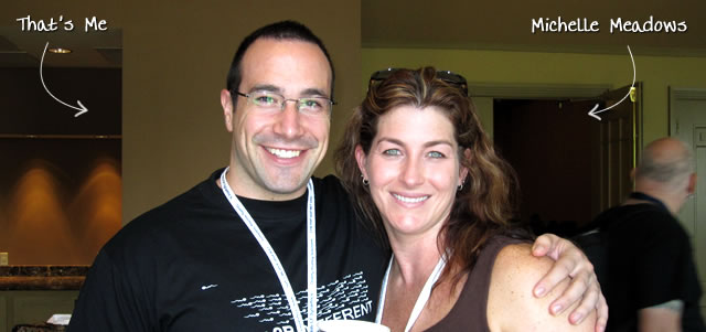 Ben Nadel at CFUNITED 2010 (Landsdown, VA) with: Michelle Meadows