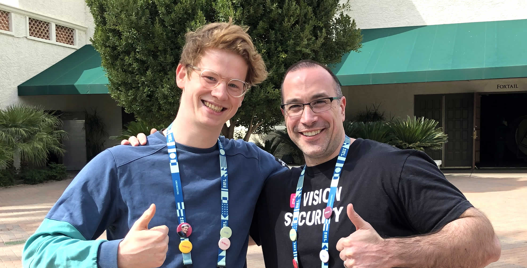 Ben Nadel at InVision In Real Life (IRL) 2019 (Phoenix, AZ) with: Michiel Westerbeek
