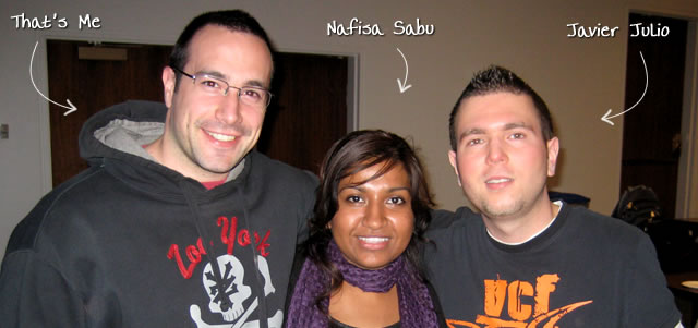 Ben Nadel at CFUNITED Express NYC (Apr. 2009) with: Nafisa Sabu and Javier Julio