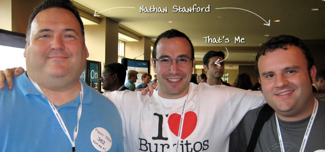 Ben Nadel at CFUNITED 2009 (Lansdowne, VA) with: Nathan Stanford and Nathan Stanford II