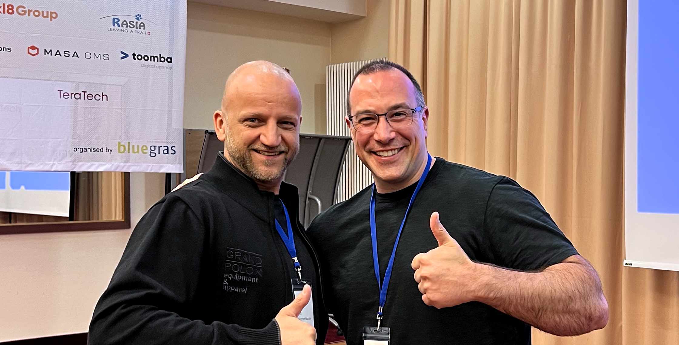 Ben Nadel at CFCamp 2023 (Freising, Germany) with: Patrick Trüssel