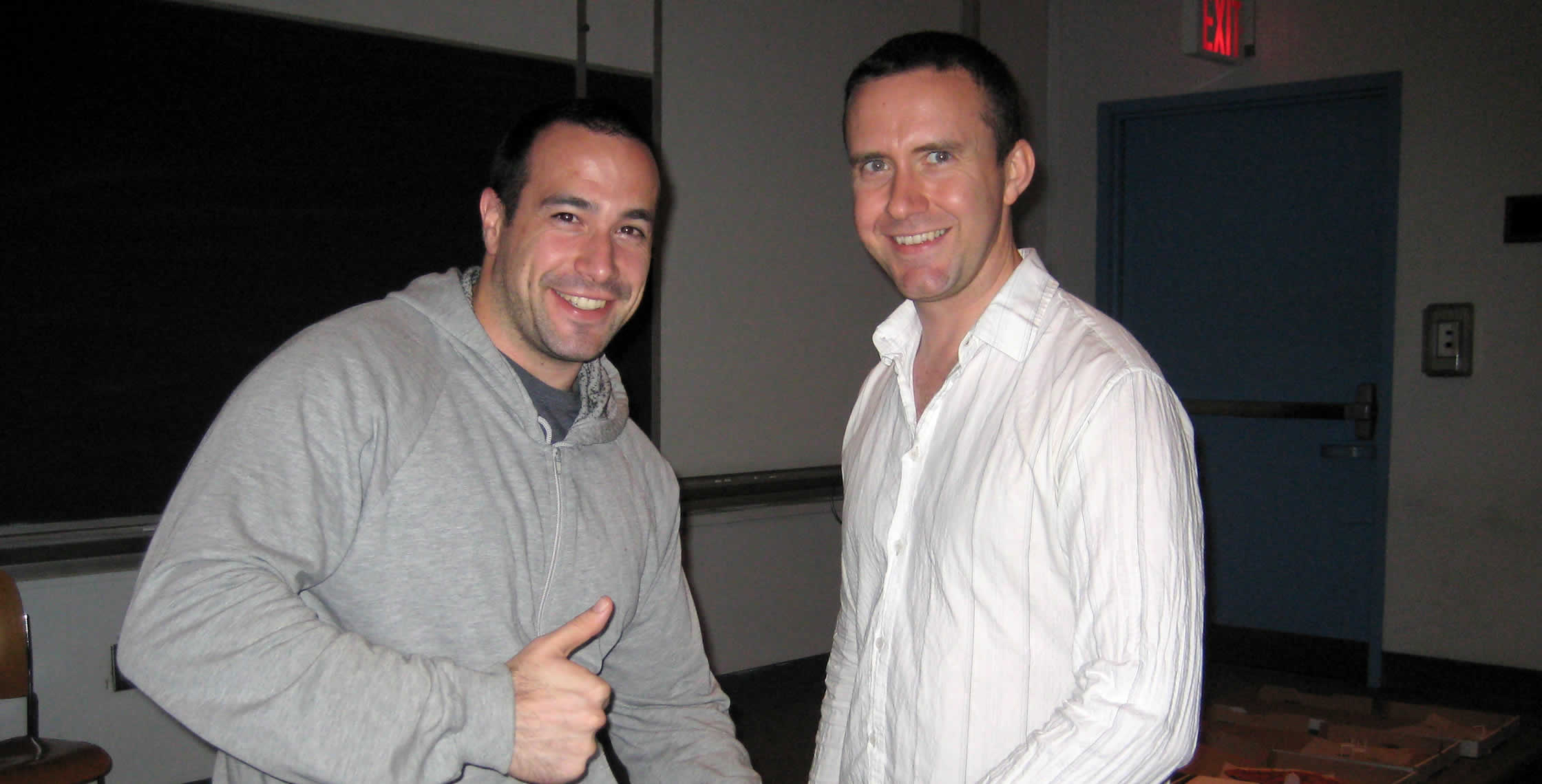 Ben Nadel at the New York ColdFusion User Group (Sep. 2008) with: Peter Bell