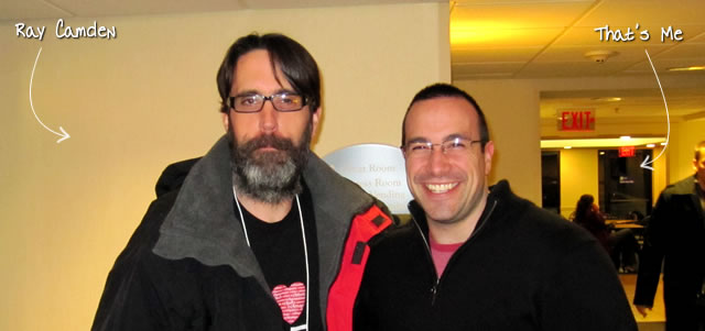 Ben Nadel at RIA Unleashed (Nov. 2010) with: Ray Camden