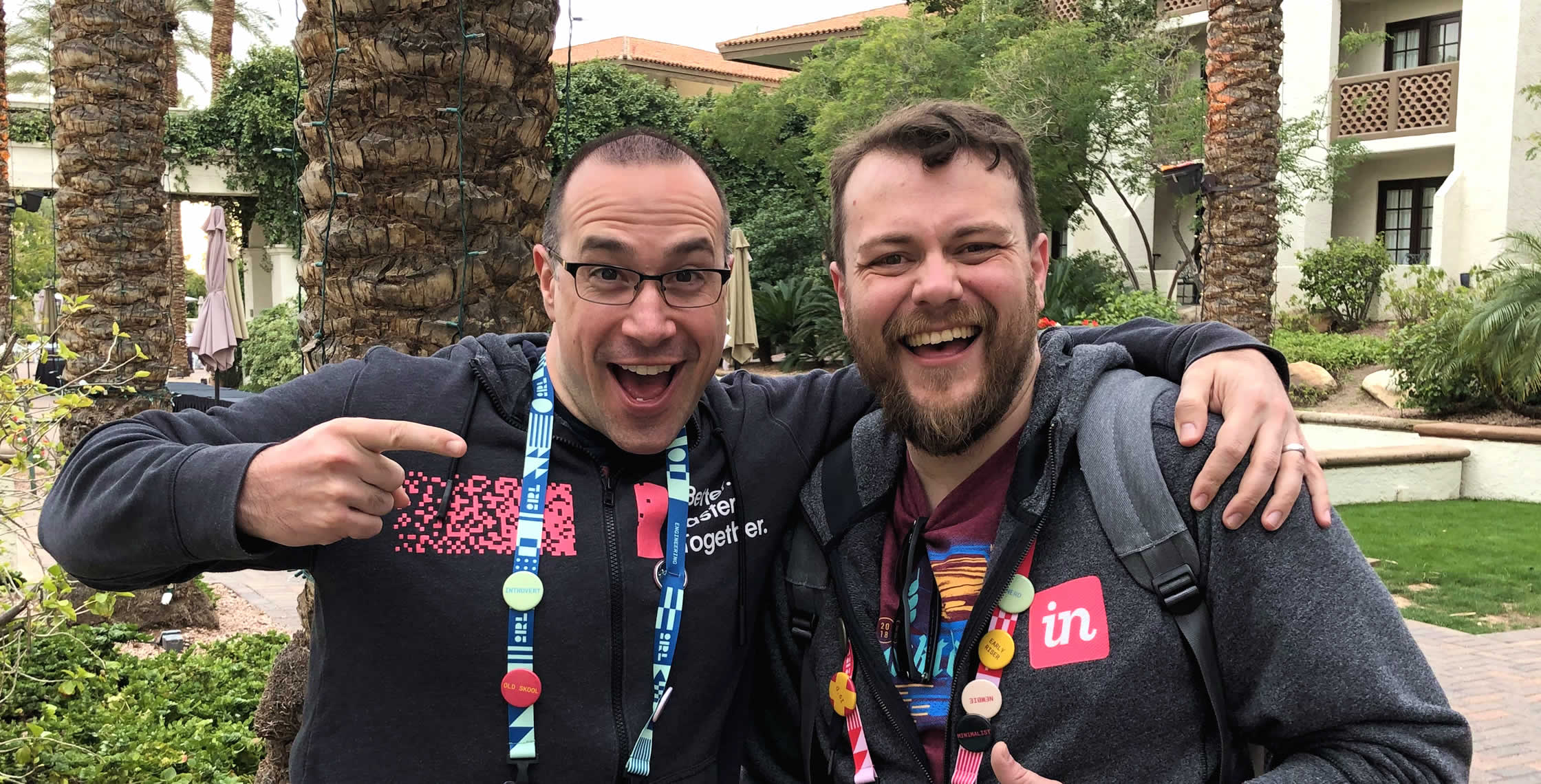 Ben Nadel at InVision In Real Life (IRL) 2019 (Phoenix, AZ) with: RC Maples