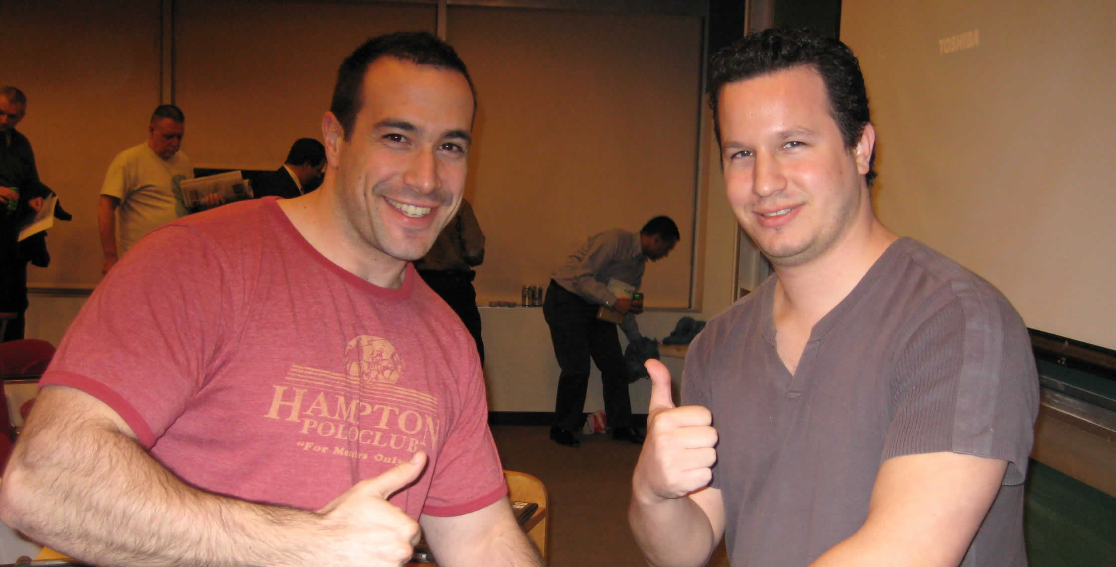 Ben Nadel at the New York ColdFusion User Group (Apr. 2008) with: Rob Gonda