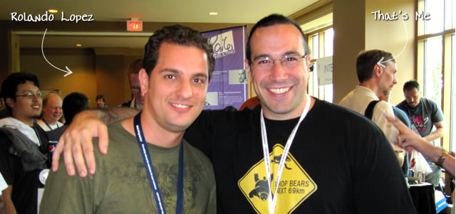 Ben Nadel at CFUNITED 2010 (Landsdown, VA) with: Rolando Lopez