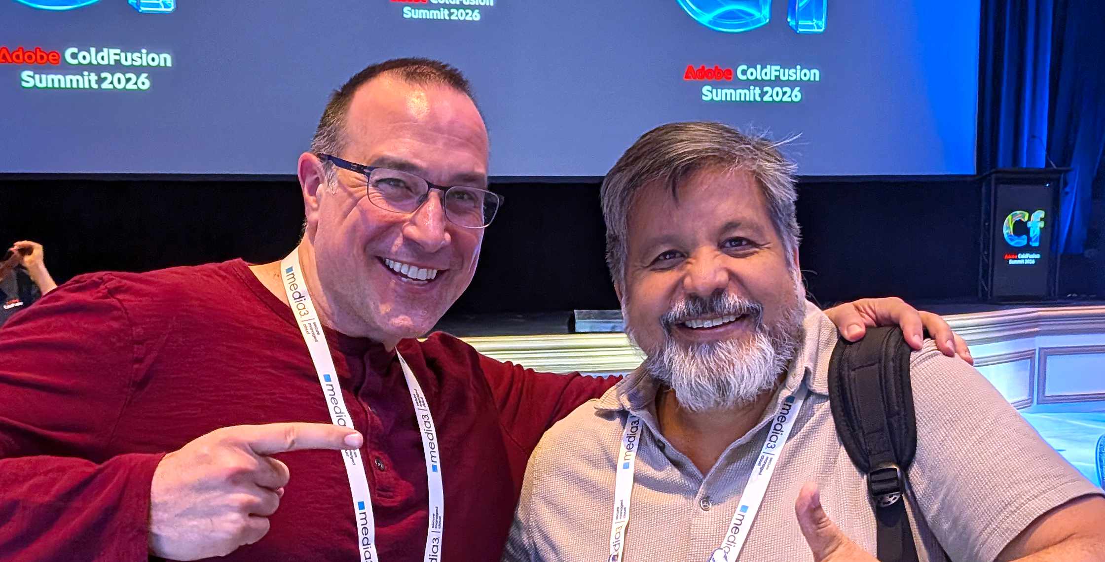 Ben Nadel at CF Summit West 2026 (Las Vegas) with: Ronald Black