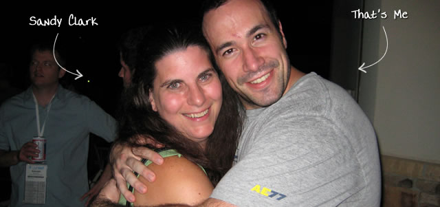 Ben Nadel at CFUNITED 2009 (Lansdowne, VA) with: Sandy Clark