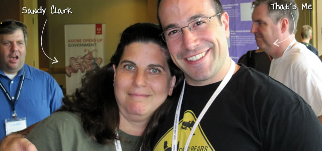 Ben Nadel at CFUNITED 2010 (Landsdown, VA) with: Sandy Clark