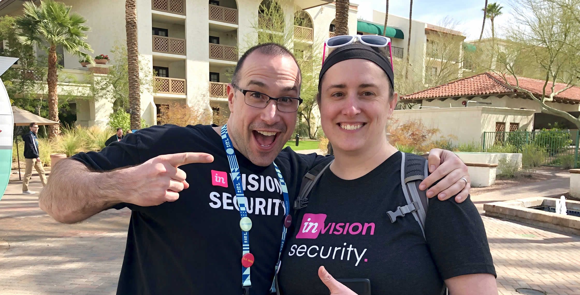 Ben Nadel at InVision In Real Life (IRL) 2019 (Phoenix, AZ) with: Sara Dunnack