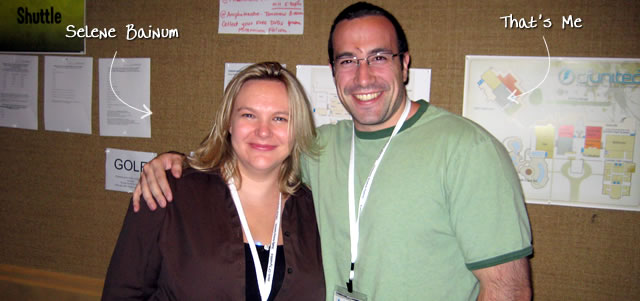 Ben Nadel at CFUNITED 2009 (Lansdowne, VA) with: Selene Bainum