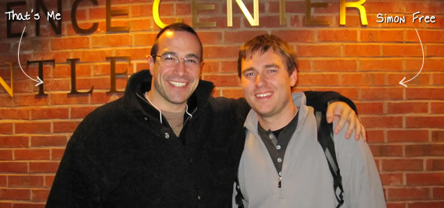 Ben Nadel at RIA Unleashed (Nov. 2010) with: Simon Free