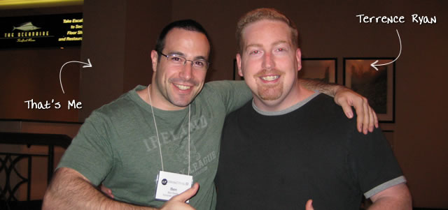Ben Nadel at cf.Objective() 2009 (Minneapolis, MN) with: Terrence Ryan