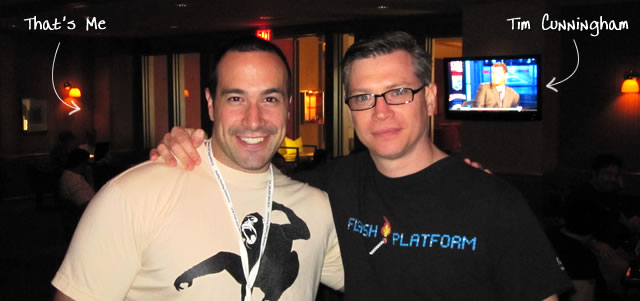 Ben Nadel at CFUNITED 2010 (Landsdown, VA) with: Tim Cunningham