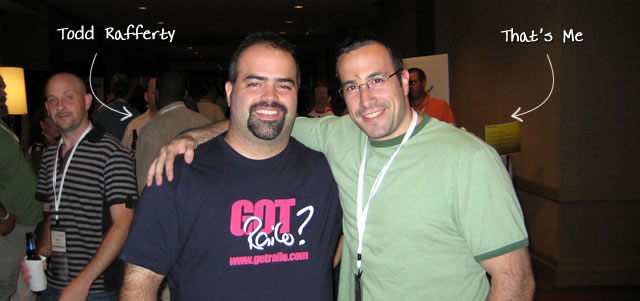 Ben Nadel at CFUNITED 2009 (Lansdowne, VA) with: Todd Rafferty