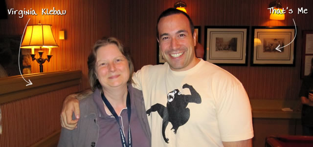 Ben Nadel at CFUNITED 2010 (Landsdown, VA) with: Virginia Klebau