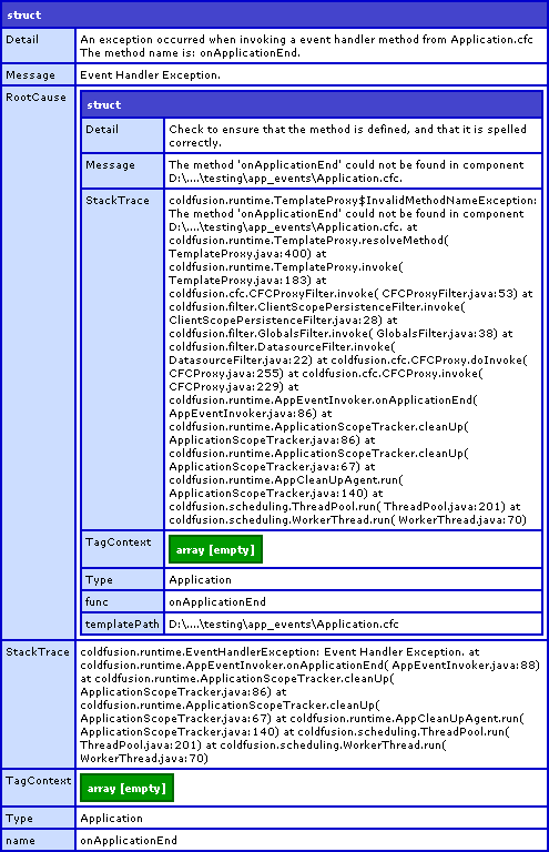 CFDump : Application.cfc Error With Trace Method