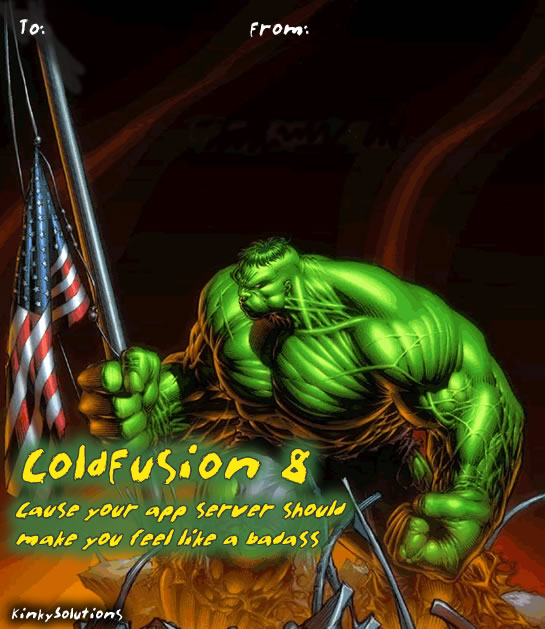 Incredible Hulk eCard - Free ColdFusion eCards