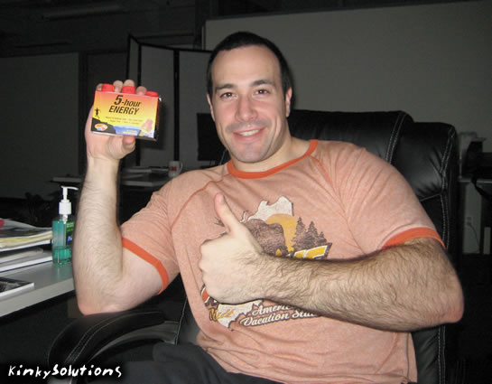Ben Nadel Taking The 5-Hour Energy Sports Supplement To Enhance His Workouts And Aide Fat Loss.