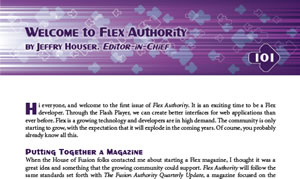 FLEX Authority: Volume One Section Headers