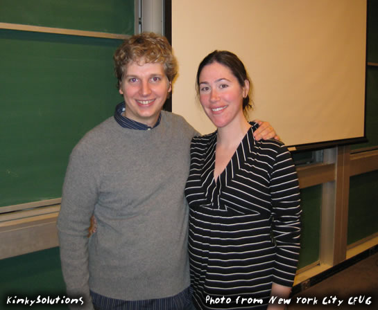 Pete And Christine Freitag At The New York ColdFusion User Group