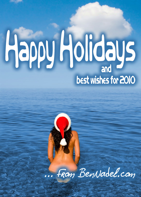 Happy Holidays And Best Wishes For 2010 From Ben Nadel And BenNadel.com.