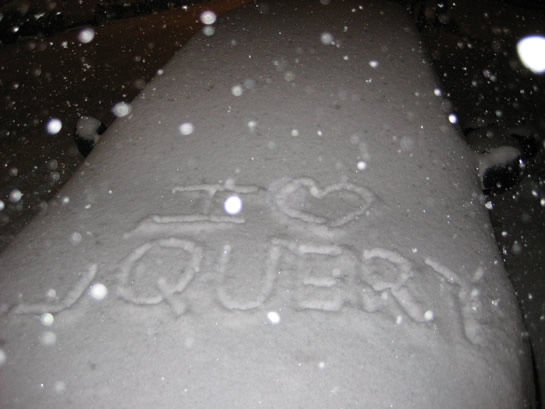 Snowfall In New York City - Ben Nadel - December 19, 2009 - I Heart jQuery.