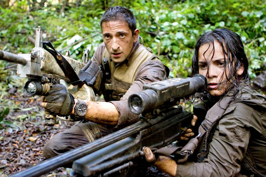 Adrien Brody And Alice Braga In Predators.