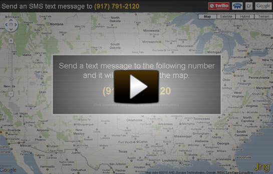 Twilio, Pusher, ColdFusion, And Google Maps API Work Flow Video For Mobile Integration.