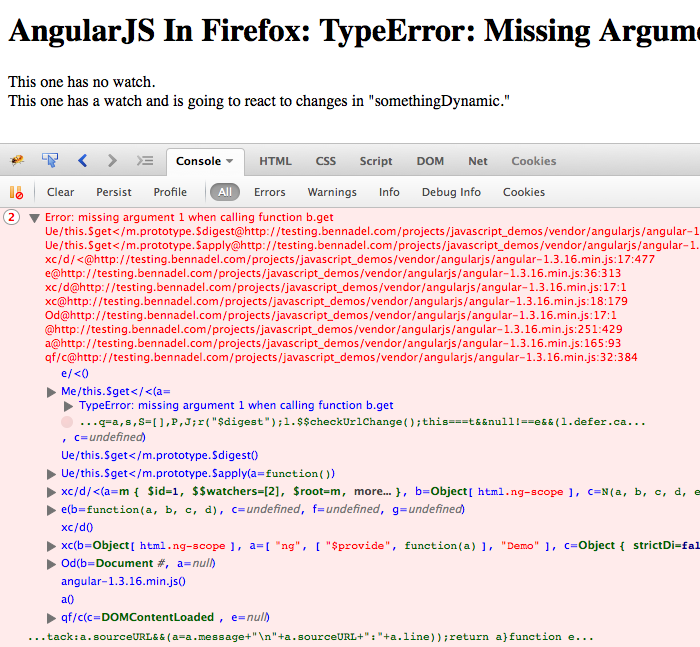 Firefox type-error with AngularJS.