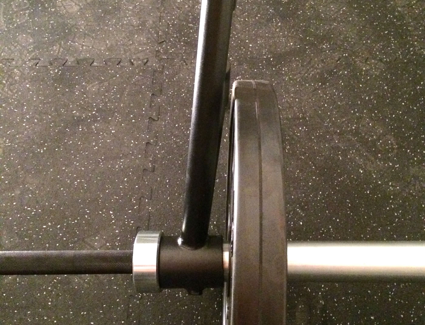 Home gym - CFF landmine hd t-bar handle olympic bar rowing attachment.