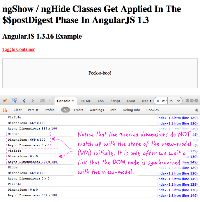 ngShow / ngHide changes in AngularJS 1.3.