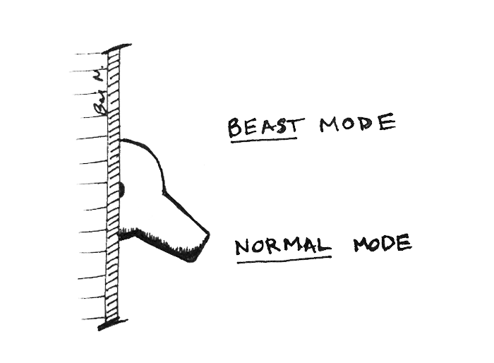 The user experience (UX) of ceremony and self-priming. Enter beast mode.