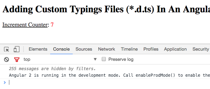 Custom type definition file tells the TypeScript compiler what module.id is in an Angular 2 application.
