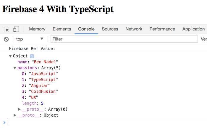 Using Firebase 4 with TypeScript, npm, and Webpack.