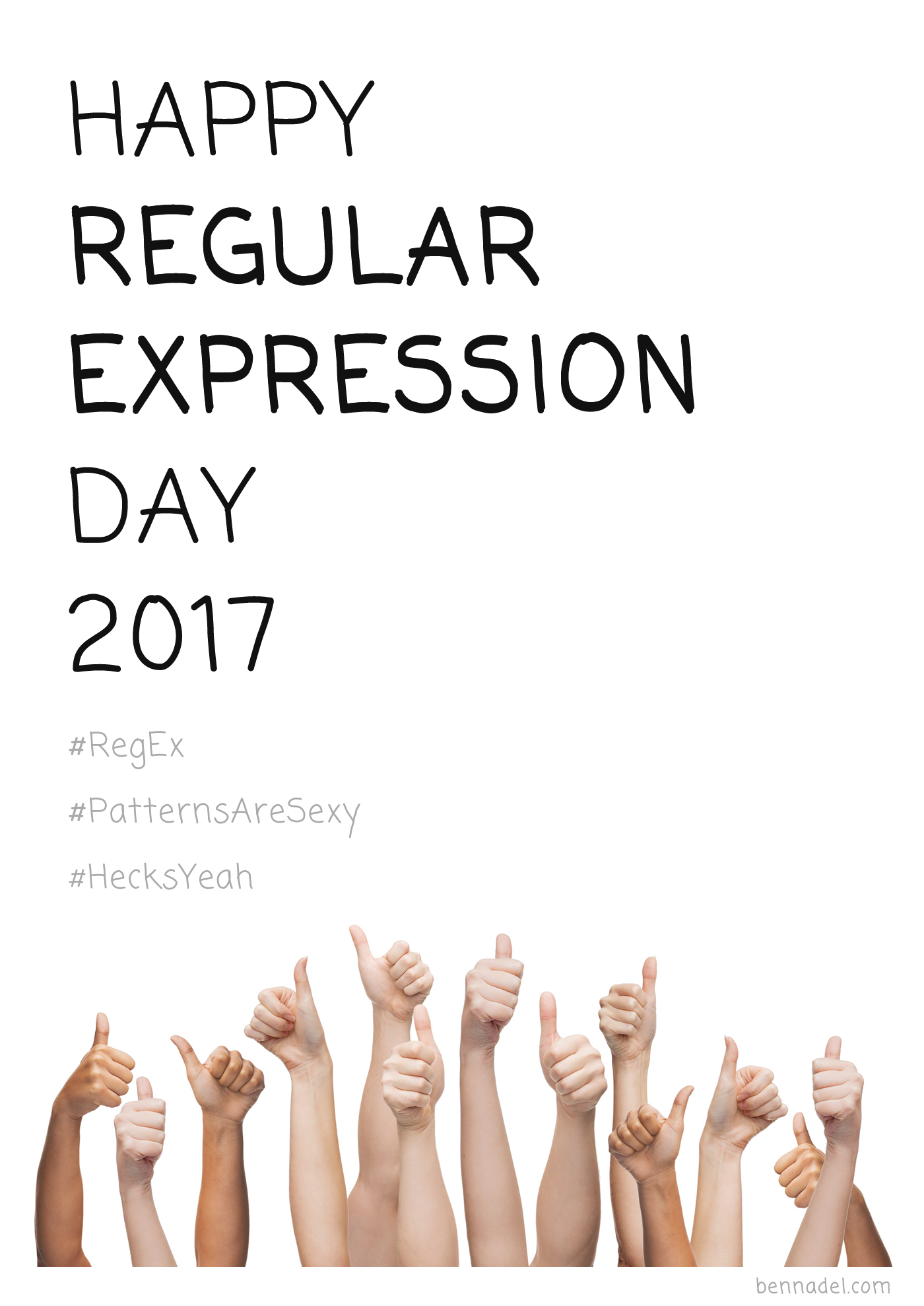 Regular Expression Day - 2017. Heck yeah!