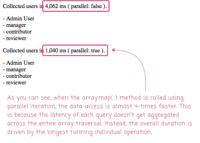 Parallel array iteration in Lucee 5 allows for reduces data access times.
