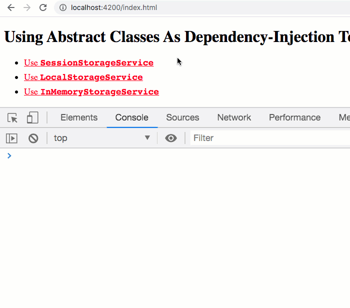 Using Abstract Classes As Dependency-Injection Tokens 