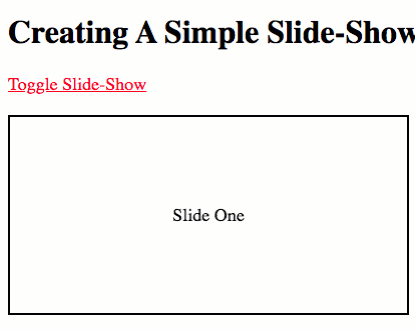 Simple slide-show powered by dynamic CSS keyframe animation in Angular 10.0.9.