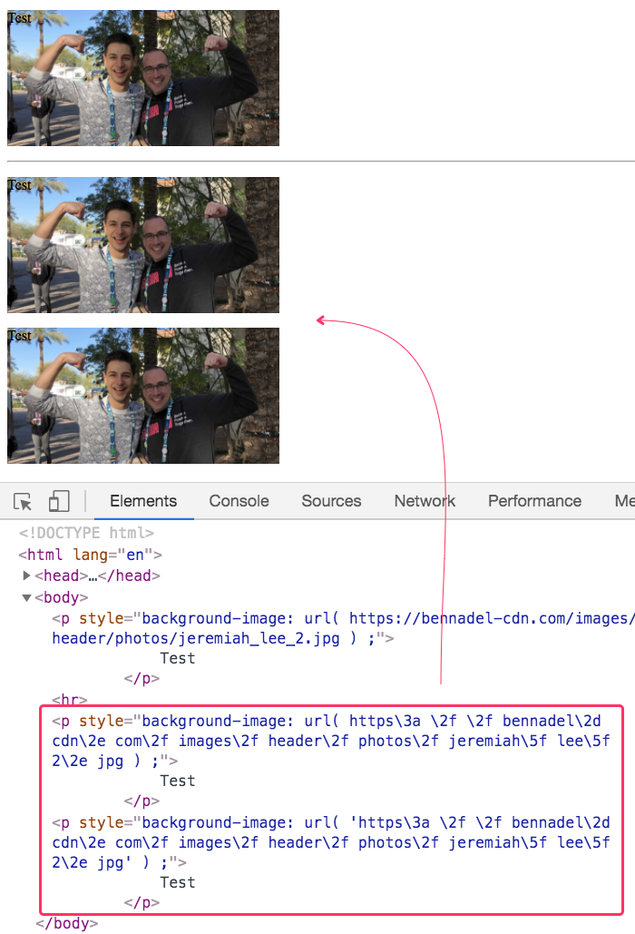 EncodeForCSS() does work with background-image URLs in ColdFusion.