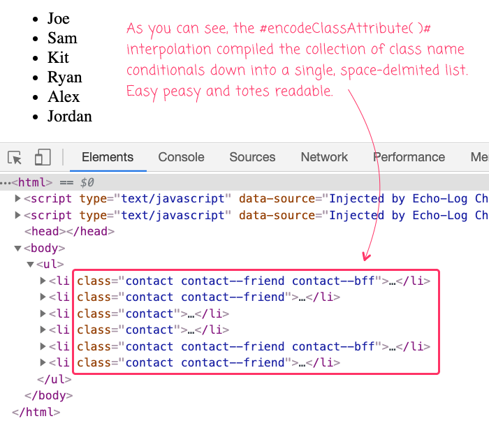 Collecting HTML Class Name Attributes In Template Rendering In Lucee ...