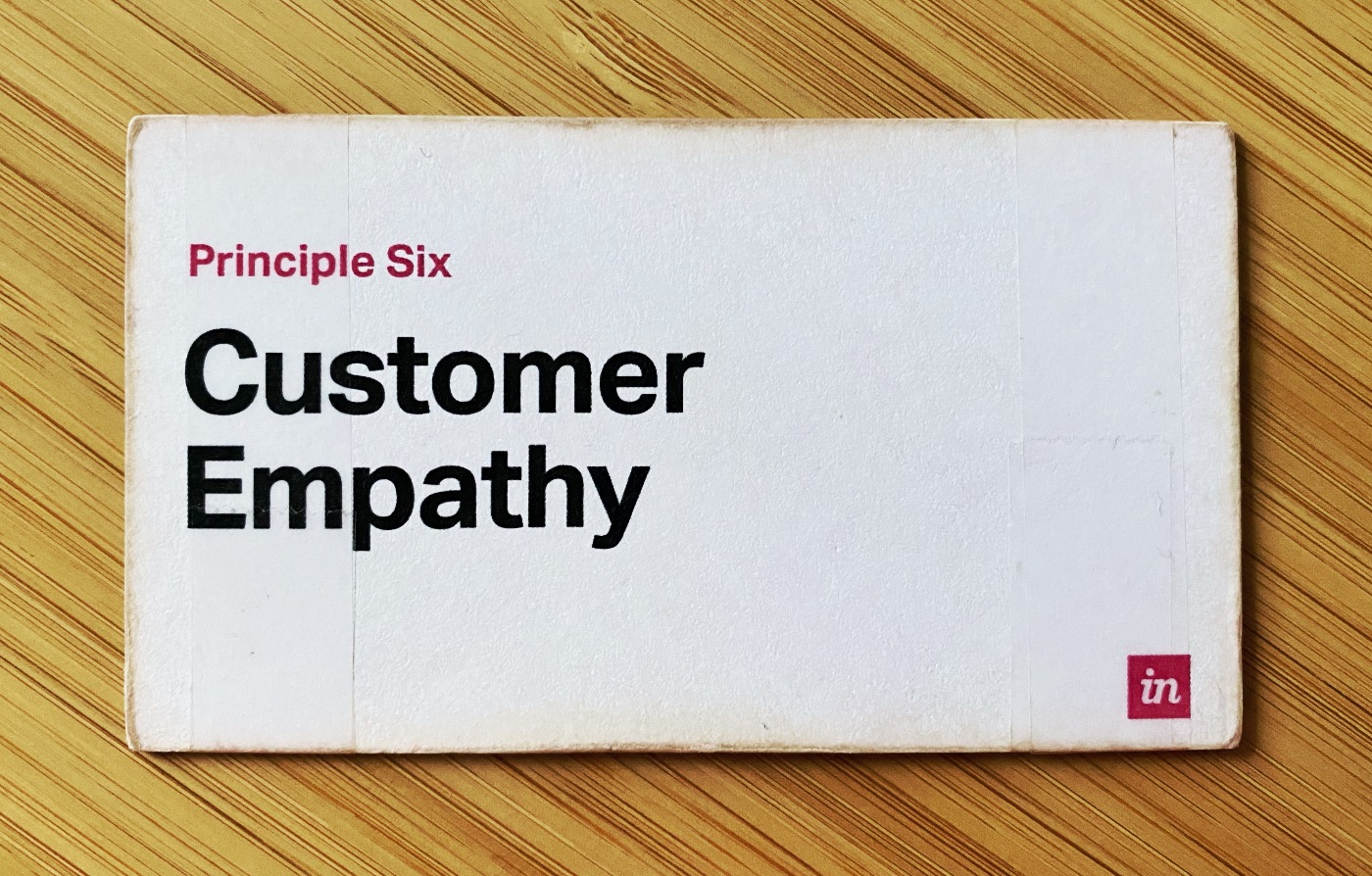 InVision Principle Six: Customer Empathy