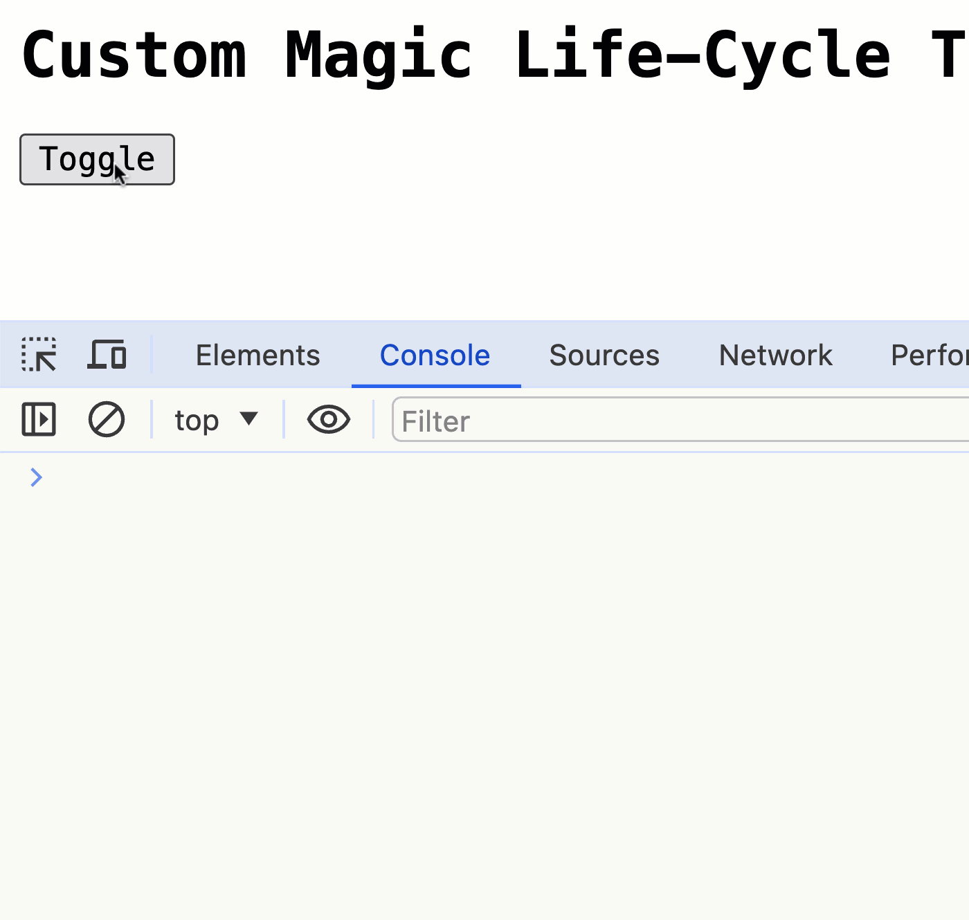Console logging for kablamo magic shows that the setup method is called for every single instance in the DOM.
